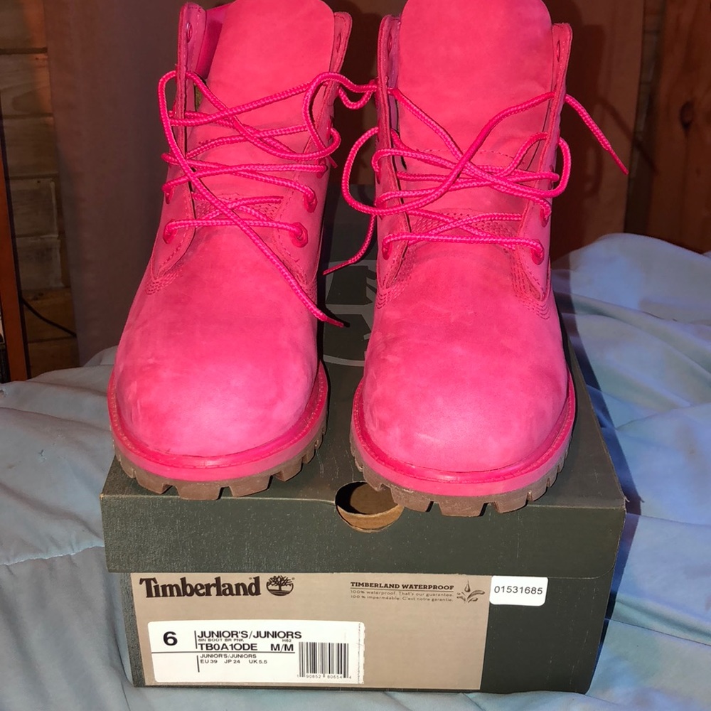 Hot Pink Timberlands